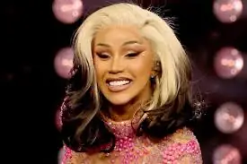 👀🔥 CARDI B GOES NAKED DRESS! Eye-Popping Outfit at New Jersey Show After Stefon 